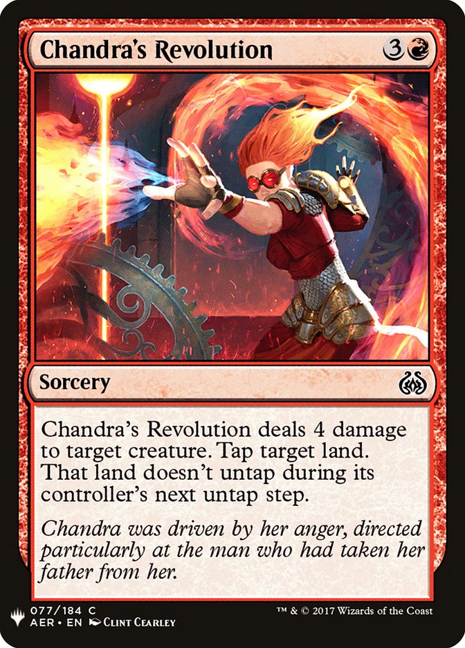 Chandra's Revolution [Mystery Booster] | Dragon's Lair Comics and Fantasy Houston TX