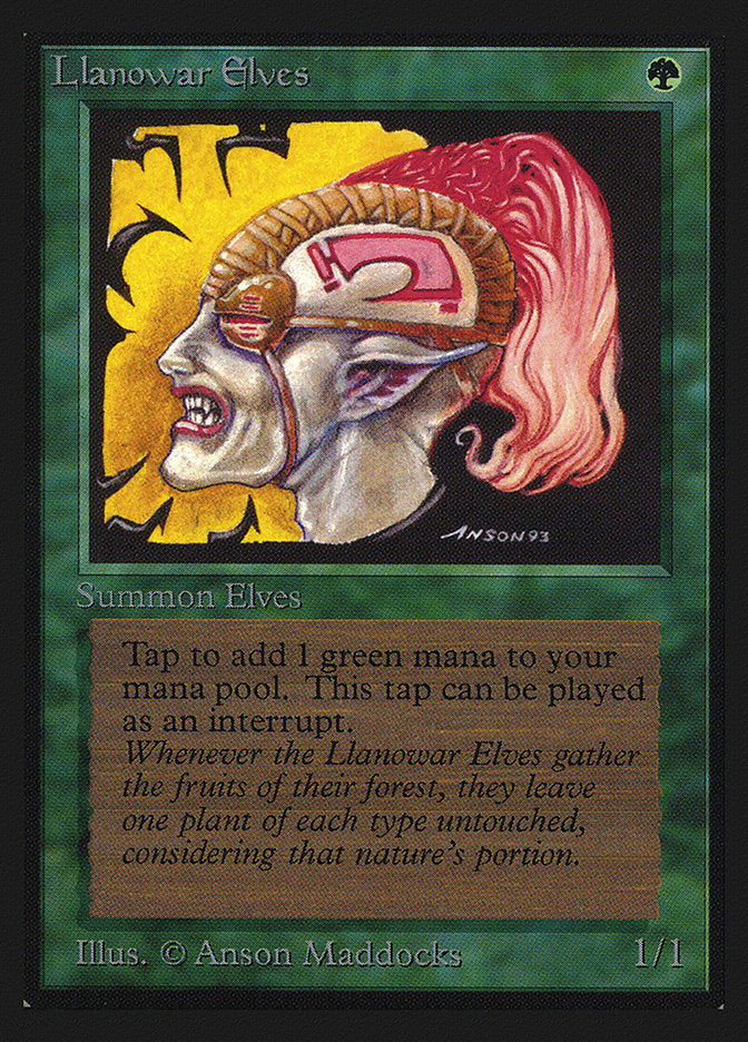 Llanowar Elves [International Collectors' Edition] | Dragon's Lair Comics and Fantasy Houston TX