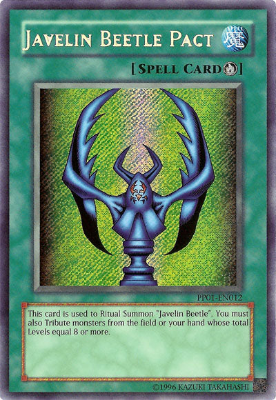 Javelin Beetle Pact [PP01-EN012] Secret Rare | Dragon's Lair Comics and Fantasy Houston TX