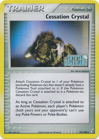 Cessation Crystal (74/100) (Stamped) [EX: Crystal Guardians] | Dragon's Lair Comics and Fantasy Houston TX