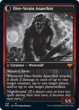 Volatile Arsonist // Dire-Strain Anarchist [Innistrad: Double Feature] | Dragon's Lair Comics and Fantasy Houston TX