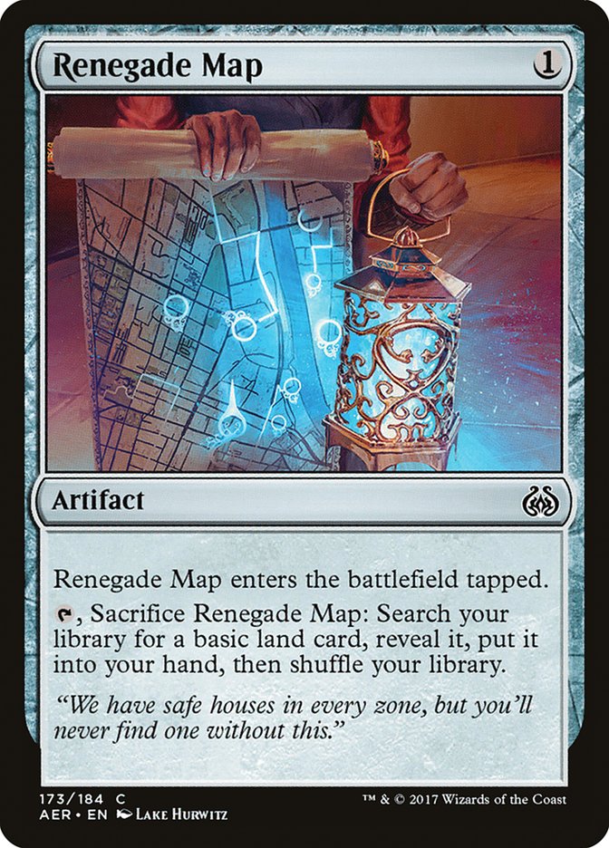 Renegade Map [Aether Revolt] | Dragon's Lair Comics and Fantasy Houston TX