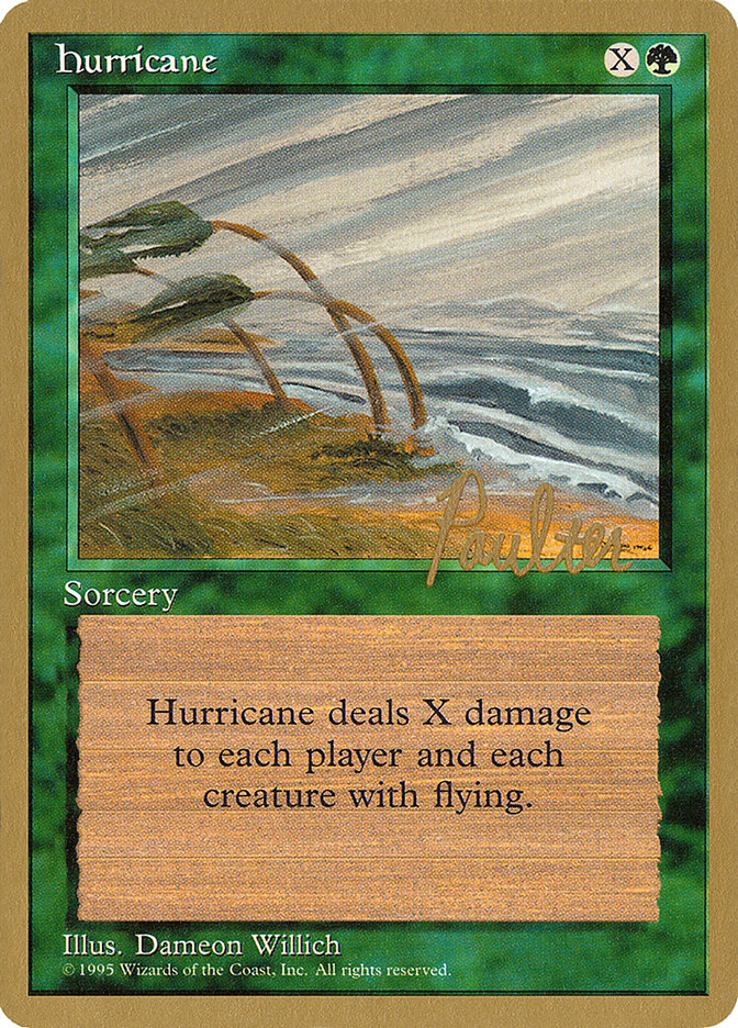 Hurricane (Preston Poulter) [Pro Tour Collector Set] | Dragon's Lair Comics and Fantasy Houston TX