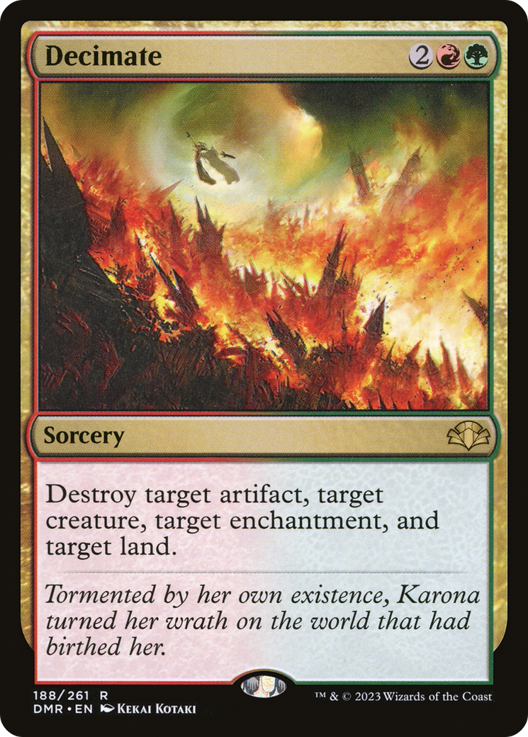 Decimate [Dominaria Remastered] | Dragon's Lair Comics and Fantasy Houston TX