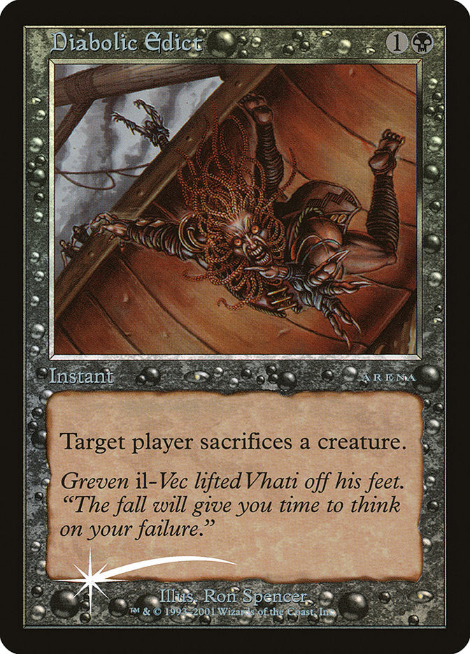 Diabolic Edict [Arena League 2001] | Dragon's Lair Comics and Fantasy Houston TX