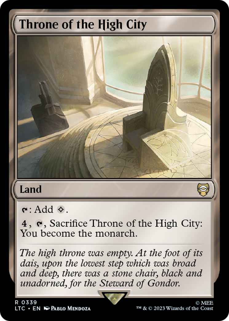Throne of the High City [The Lord of the Rings: Tales of Middle-Earth Commander] | Dragon's Lair Comics and Fantasy Houston TX