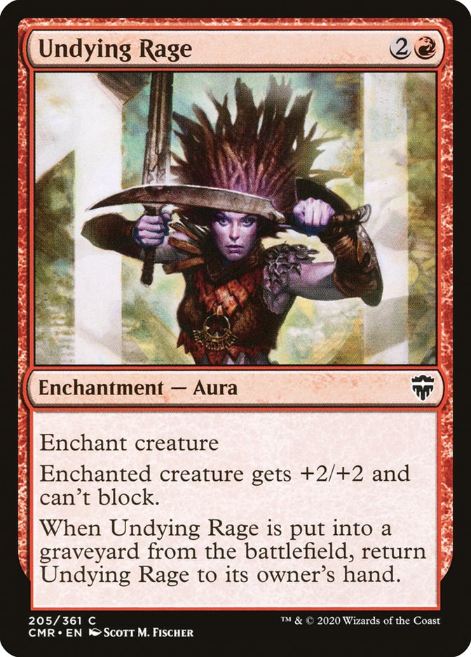 Undying Rage [Commander Legends] | Dragon's Lair Comics and Fantasy Houston TX