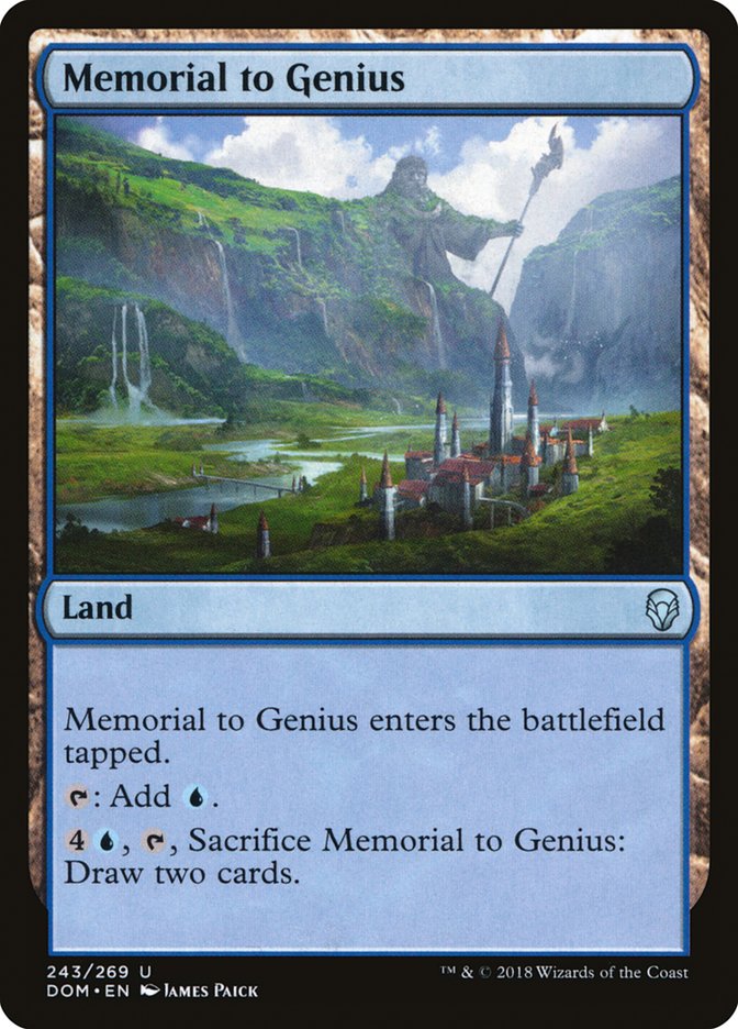 Memorial to Genius [Dominaria] | Dragon's Lair Comics and Fantasy Houston TX