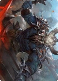 Frenzied Raider Art Card [Kaldheim Art Series] | Dragon's Lair Comics and Fantasy Houston TX