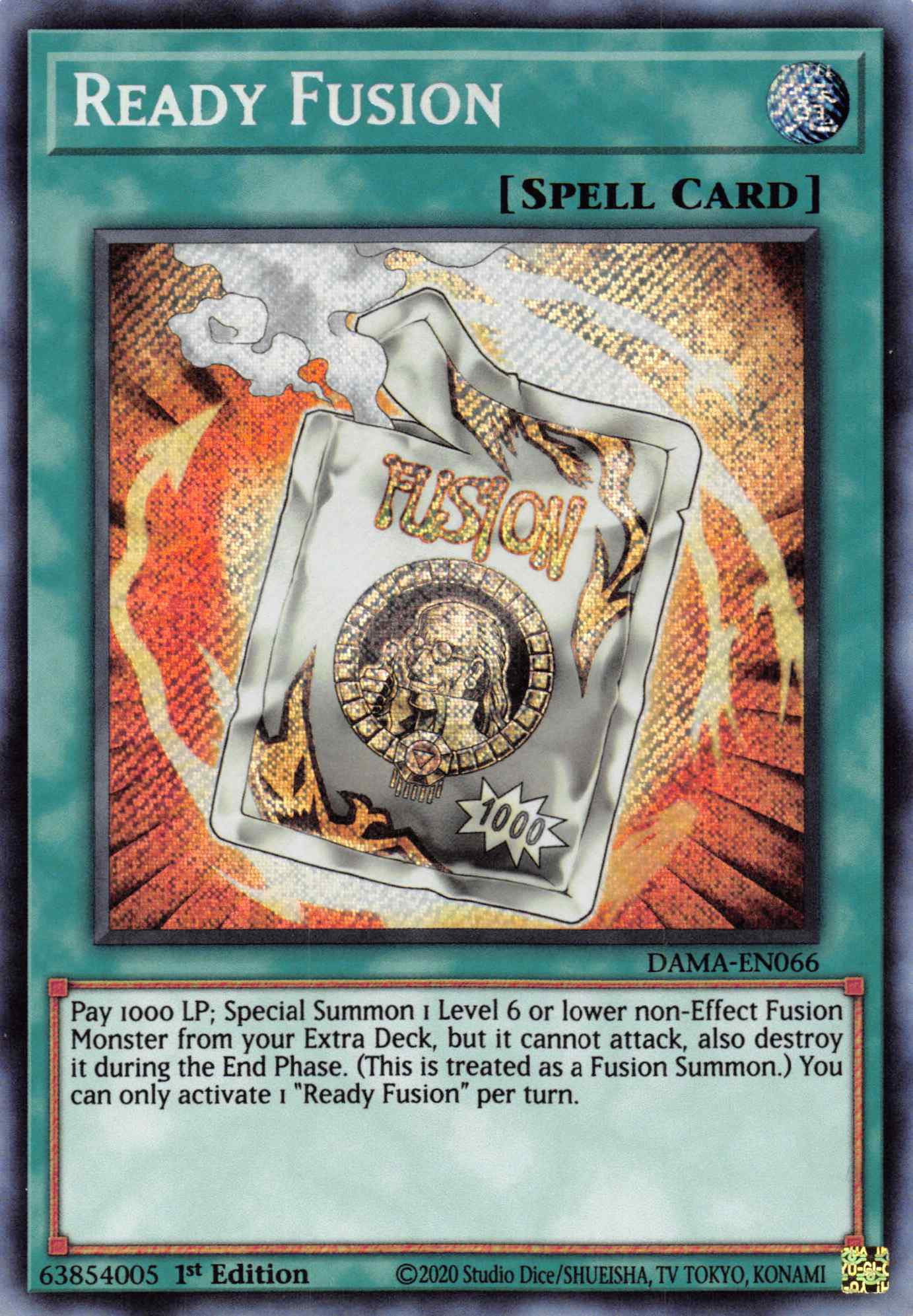 Ready Fusion [DAMA-EN066] Secret Rare | Dragon's Lair Comics and Fantasy Houston TX