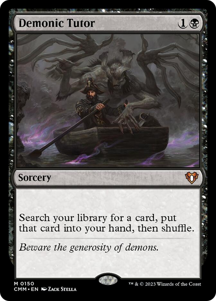 Demonic Tutor [Commander Masters] | Dragon's Lair Comics and Fantasy Houston TX