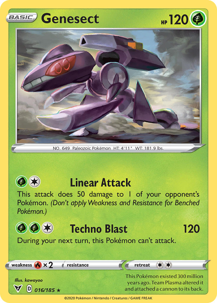Genesect (016/185) [Sword & Shield: Vivid Voltage] | Dragon's Lair Comics and Fantasy Houston TX