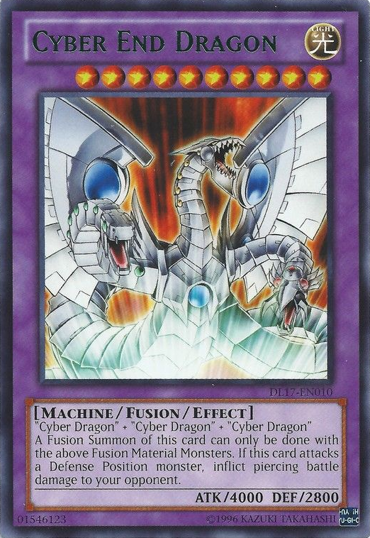 Cyber End Dragon (Green) [DL17-EN010] Rare | Dragon's Lair Comics and Fantasy Houston TX