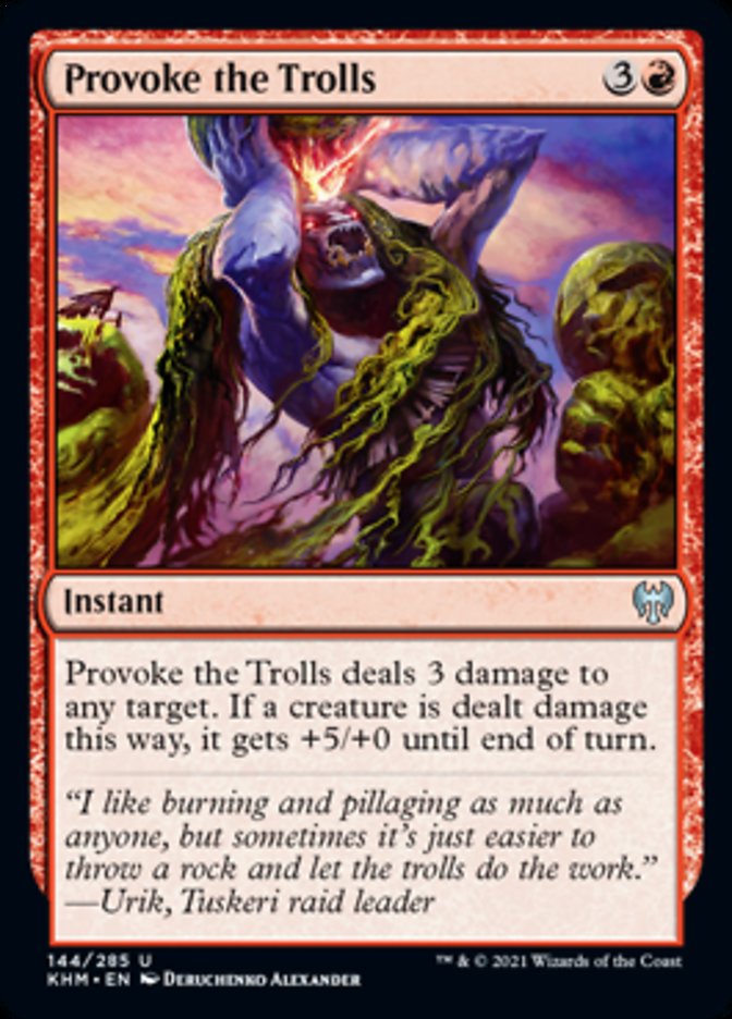 Provoke the Trolls [Kaldheim] | Dragon's Lair Comics and Fantasy Houston TX