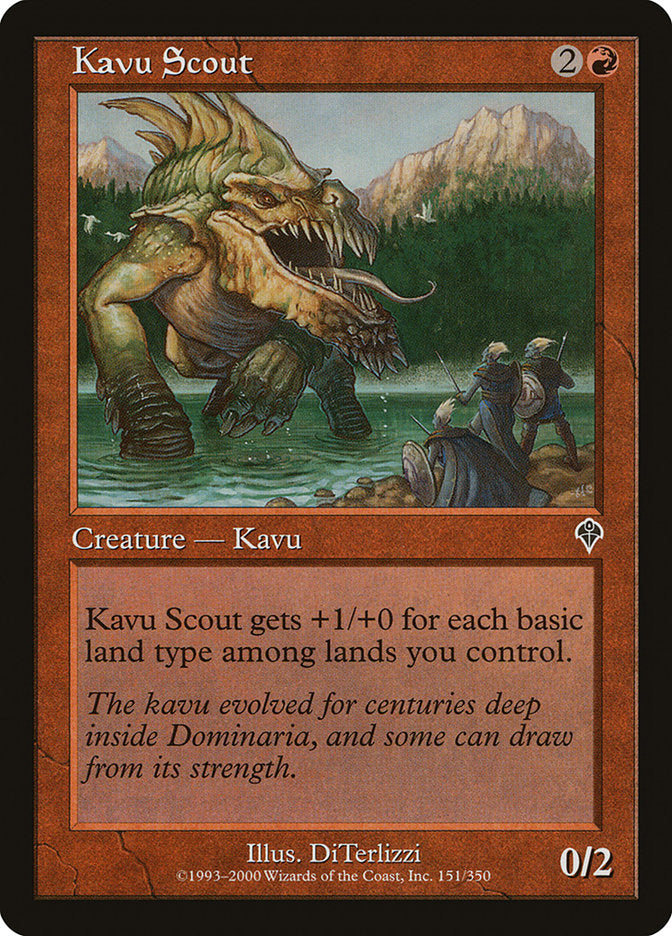 Kavu Scout [Invasion] | Dragon's Lair Comics and Fantasy Houston TX