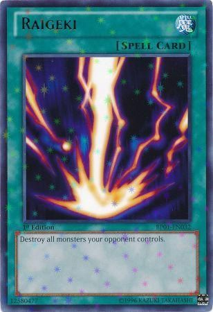 Raigeki [BP01-EN032] Starfoil Rare | Dragon's Lair Comics and Fantasy Houston TX