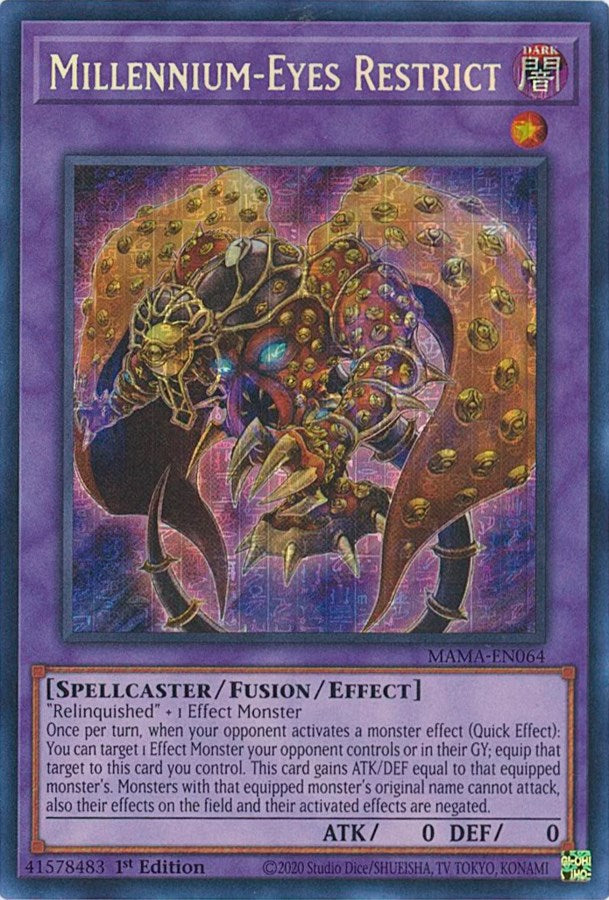 Millennium-Eyes Restrict [MAMA-EN064] Secret Pharaoh's Rare | Dragon's Lair Comics and Fantasy Houston TX