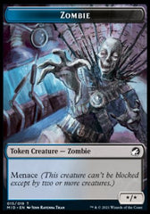 Clue // Zombie (015) Double-Sided Token [Innistrad: Midnight Hunt Tokens] | Dragon's Lair Comics and Fantasy Houston TX
