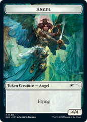 Angel // Spirit Double-Sided Token [Secret Lair Drop Series] | Dragon's Lair Comics and Fantasy Houston TX
