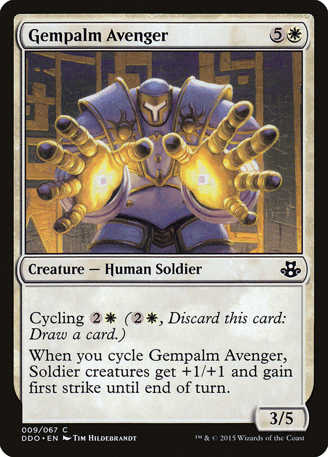 Gempalm Avenger [Duel Decks: Elspeth vs. Kiora] | Dragon's Lair Comics and Fantasy Houston TX