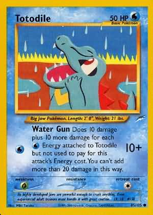 Totodile (85/105) [Neo Destiny Unlimited] | Dragon's Lair Comics and Fantasy Houston TX