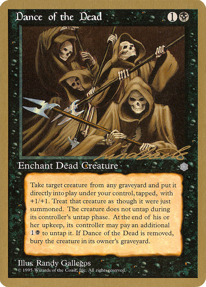 Dance of the Dead (Leon Lindback) [Pro Tour Collector Set] | Dragon's Lair Comics and Fantasy Houston TX