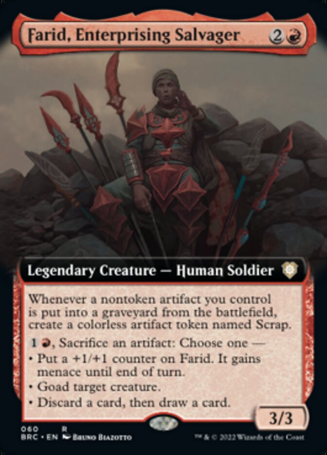 Farid, Enterprising Salvager (Extended Art) [The Brothers' War Commander] | Dragon's Lair Comics and Fantasy Houston TX