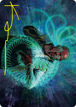 Biomathematician Art Card (Gold-Stamped Signature) [Strixhaven: School of Mages Art Series] | Dragon's Lair Comics and Fantasy Houston TX
