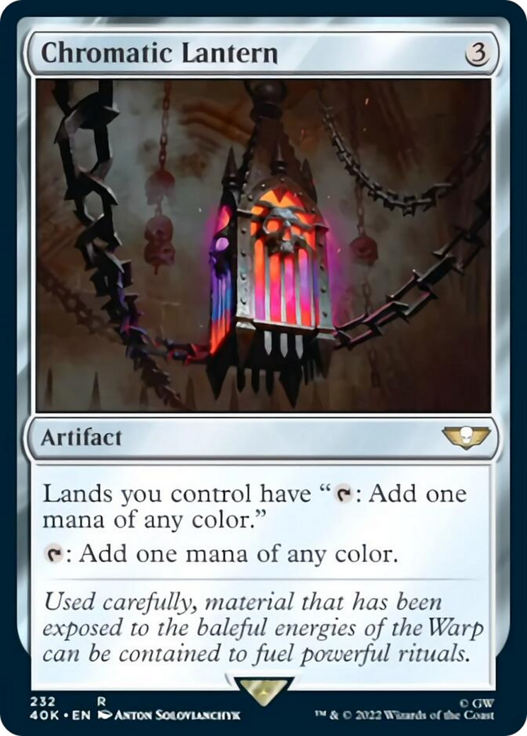 Chromatic Lantern (Surge Foil) [Warhammer 40,000] | Dragon's Lair Comics and Fantasy Houston TX