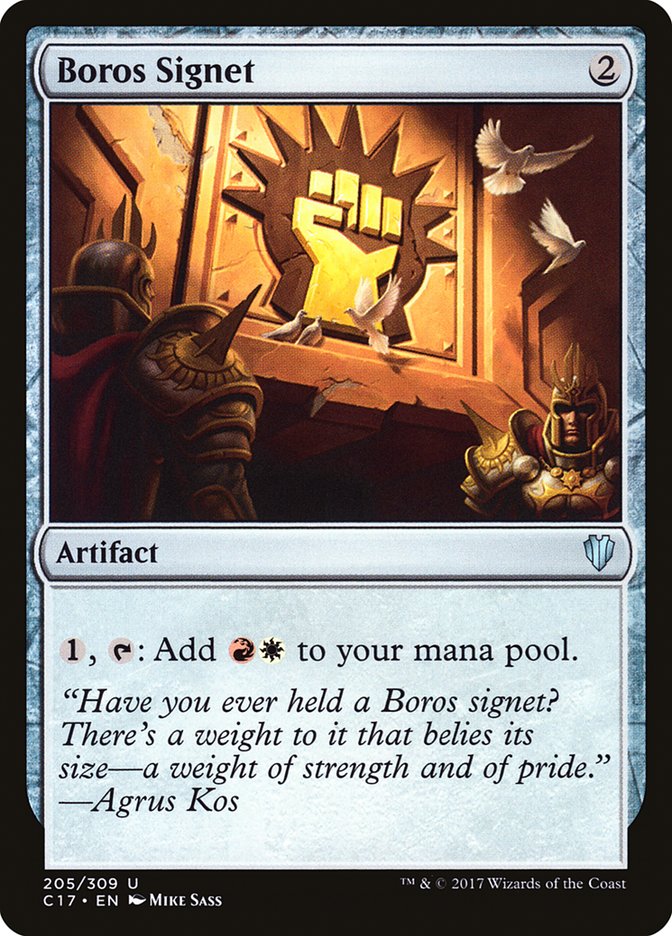 Boros Signet [Commander 2017] | Dragon's Lair Comics and Fantasy Houston TX