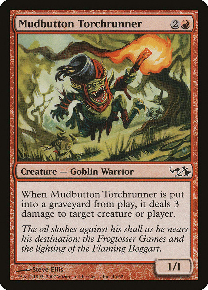 Mudbutton Torchrunner [Duel Decks: Elves vs. Goblins] | Dragon's Lair Comics and Fantasy Houston TX