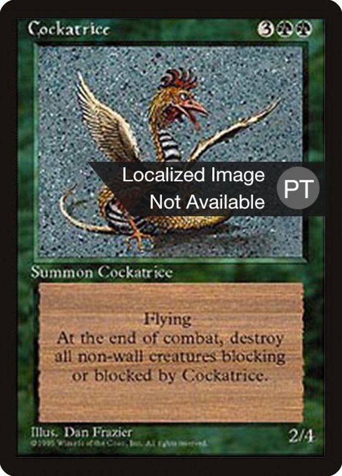 Cockatrice [Fourth Edition (Foreign Black Border)] | Dragon's Lair Comics and Fantasy Houston TX