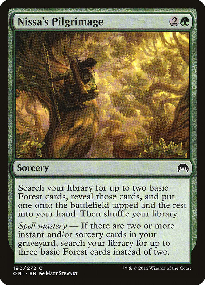 Nissa's Pilgrimage [Magic Origins] | Dragon's Lair Comics and Fantasy Houston TX