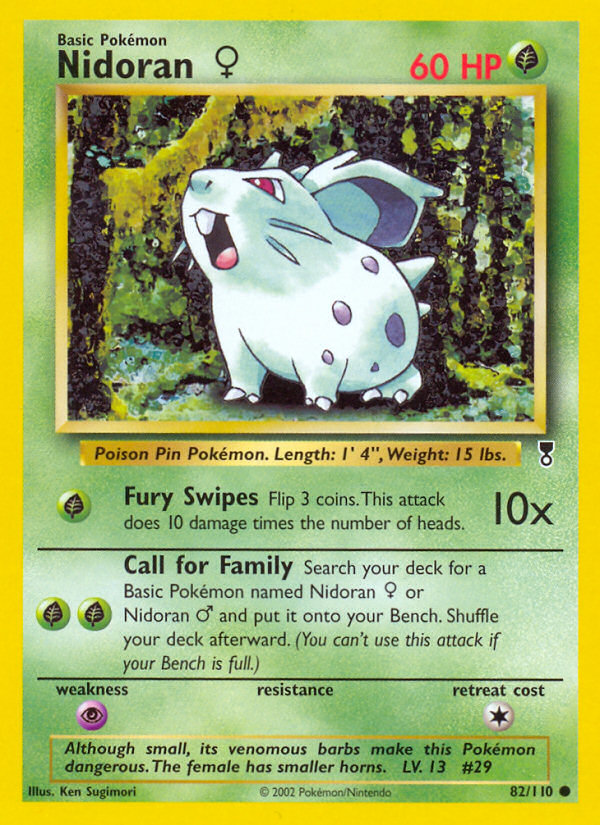 Nidoran (82/110) (Female) [Legendary Collection] | Dragon's Lair Comics and Fantasy Houston TX
