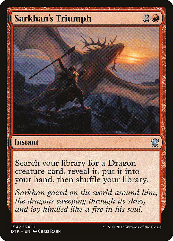 Sarkhan's Triumph [Dragons of Tarkir] | Dragon's Lair Comics and Fantasy Houston TX