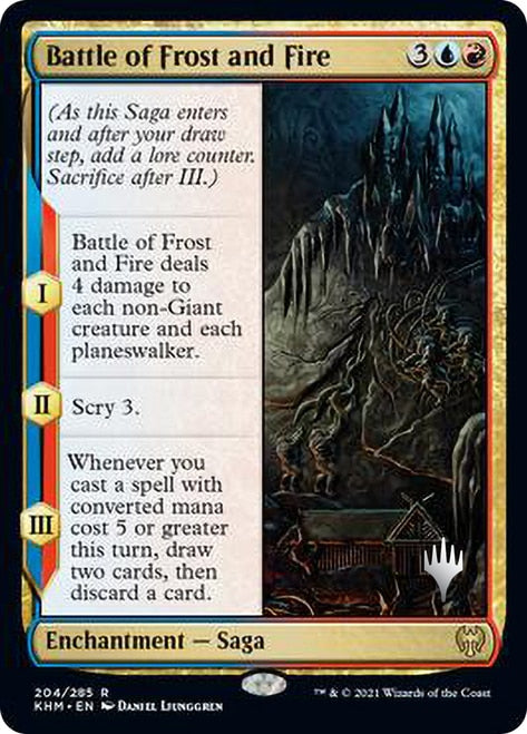 Battle of Frost and Fire (Promo Pack) [Kaldheim Promos] | Dragon's Lair Comics and Fantasy Houston TX