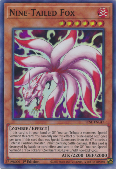 Nine-Tailed Fox [SESL-EN047] Super Rare | Dragon's Lair Comics and Fantasy Houston TX
