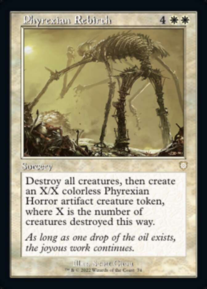 Phyrexian Rebirth (Retro) [The Brothers' War Commander] | Dragon's Lair Comics and Fantasy Houston TX