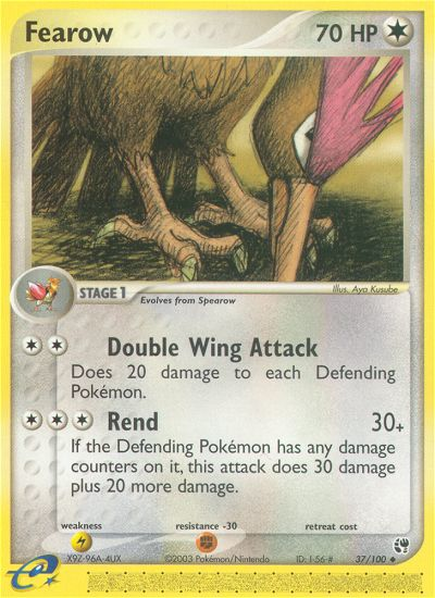 Fearow (37/100) [EX: Sandstorm] | Dragon's Lair Comics and Fantasy Houston TX