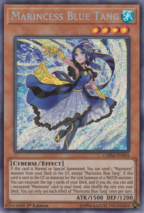 Marincess Blue Tang [CHIM-EN004] Secret Rare | Dragon's Lair Comics and Fantasy Houston TX