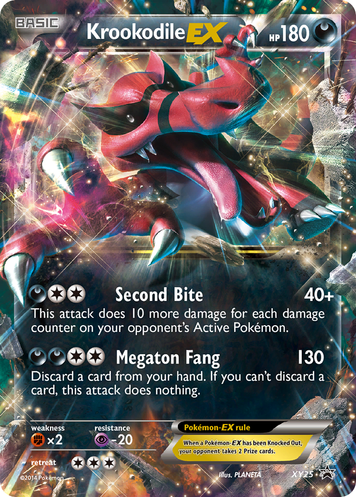 Krookodile EX (XY25) [XY: Black Star Promos] | Dragon's Lair Comics and Fantasy Houston TX