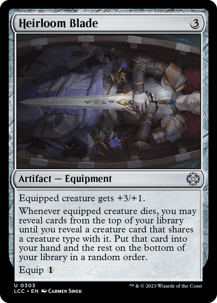 Heirloom Blade [The Lost Caverns of Ixalan Commander] | Dragon's Lair Comics and Fantasy Houston TX