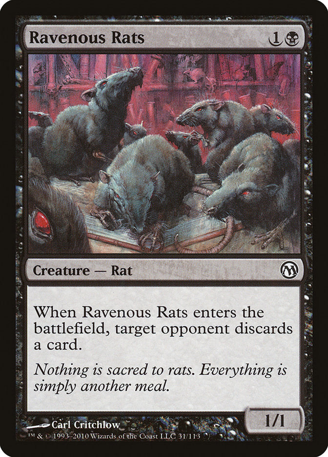 Ravenous Rats [Duels of the Planeswalkers] | Dragon's Lair Comics and Fantasy Houston TX