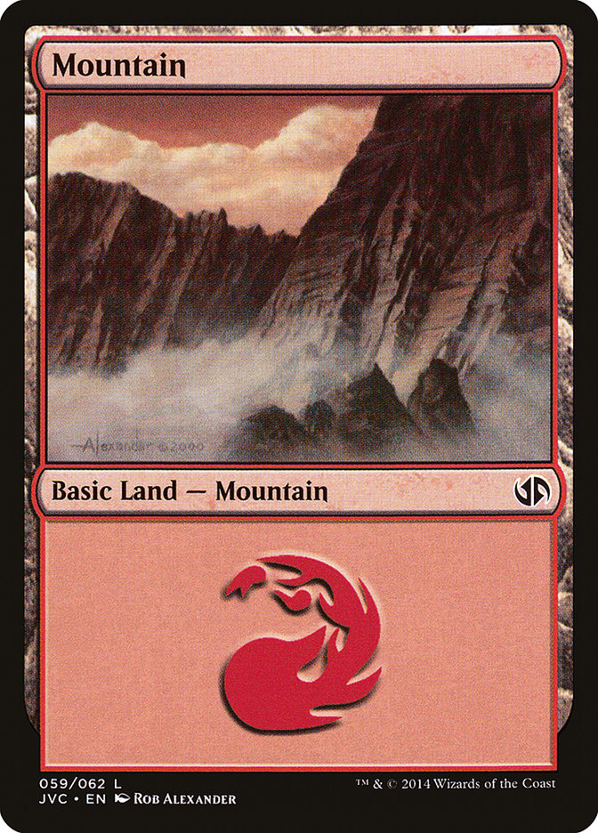 Mountain (61) [Duel Decks Anthology] | Dragon's Lair Comics and Fantasy Houston TX