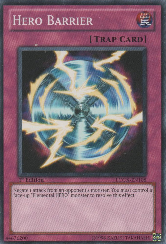 Hero Barrier [LCGX-EN108] Common | Dragon's Lair Comics and Fantasy Houston TX