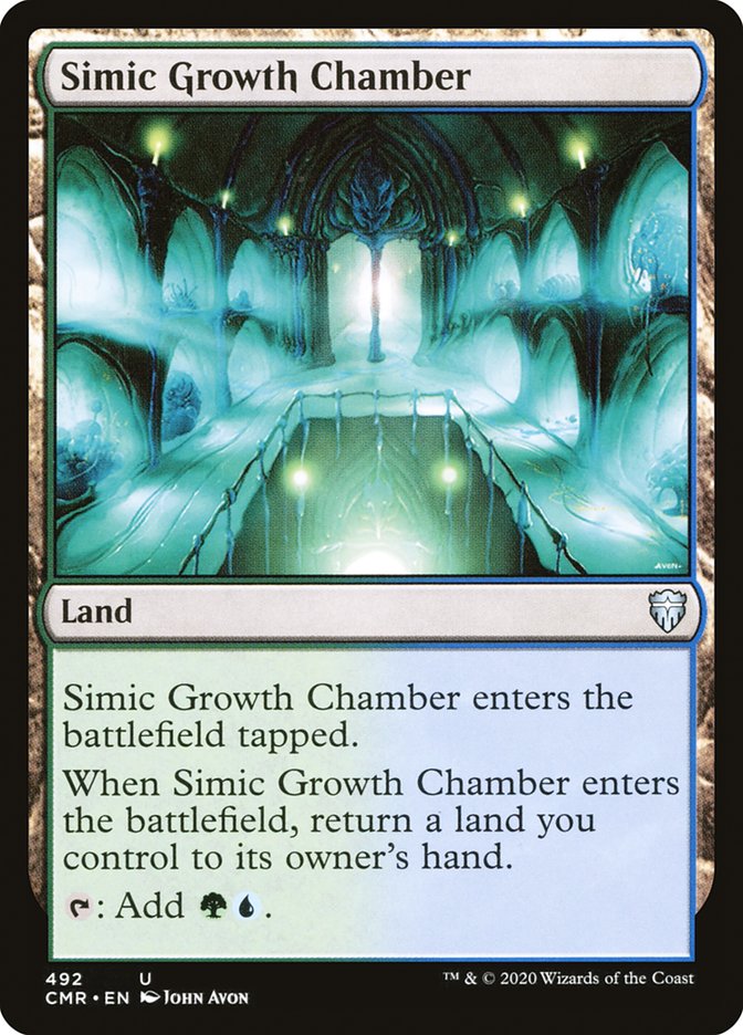 Simic Growth Chamber [Commander Legends] | Dragon's Lair Comics and Fantasy Houston TX