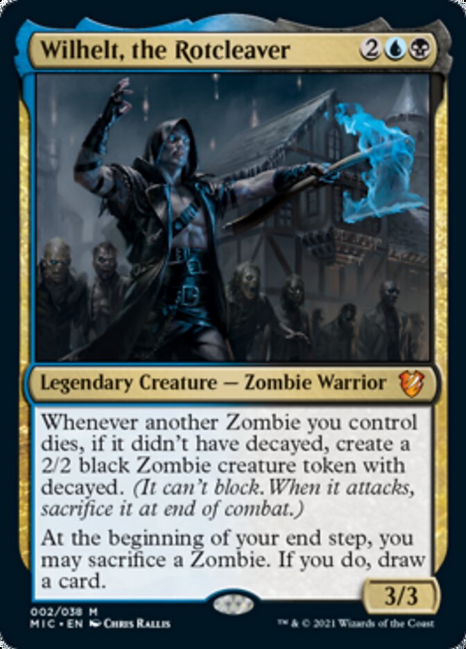 Wilhelt, the Rotcleaver (Display Commander) [Innistrad: Midnight Hunt Commander] | Dragon's Lair Comics and Fantasy Houston TX