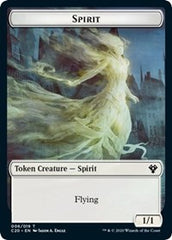 Spirit // Treasure Double-Sided Token [Commander 2020 Tokens] | Dragon's Lair Comics and Fantasy Houston TX