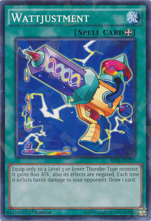 Wattjustment [BP03-EN170] Shatterfoil Rare | Dragon's Lair Comics and Fantasy Houston TX