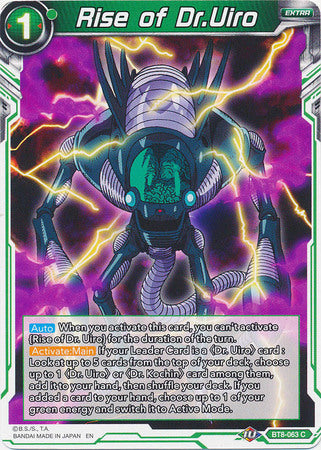 Rise of Dr.Uiro (BT8-063) [Malicious Machinations] | Dragon's Lair Comics and Fantasy Houston TX